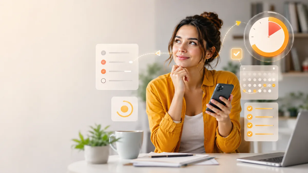 Una app que convierte una lista de tareas en una acción